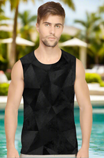 Pattern Art Black Gaze Men’s Vest