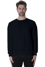 Flame Casual Sweatshirt Black