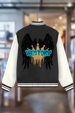 Victory Is Mine Varsity Jacket Black
