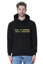 Make it Happen Casual Hoodie Black