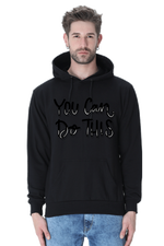 You can do this Casual Hoodie Black