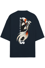 StoneKai Navy Blue Terry Oversized T-Shirt 3XL