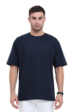 Navy Blue Oversized T-Shirt