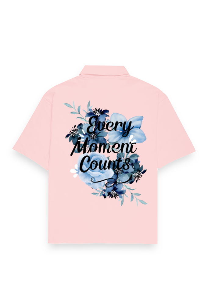 Moment Oversized Shirt Light Baby Pink