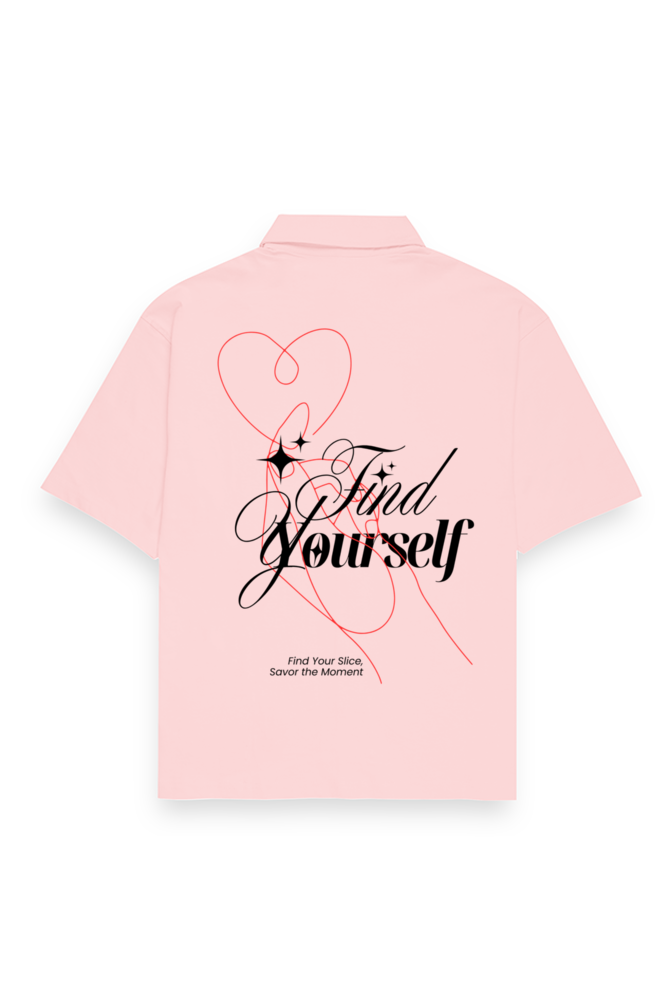 Find Oversized Shirt Light Baby Pink