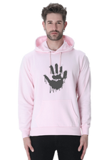 Palm Casual Hoodie Light Baby Pink