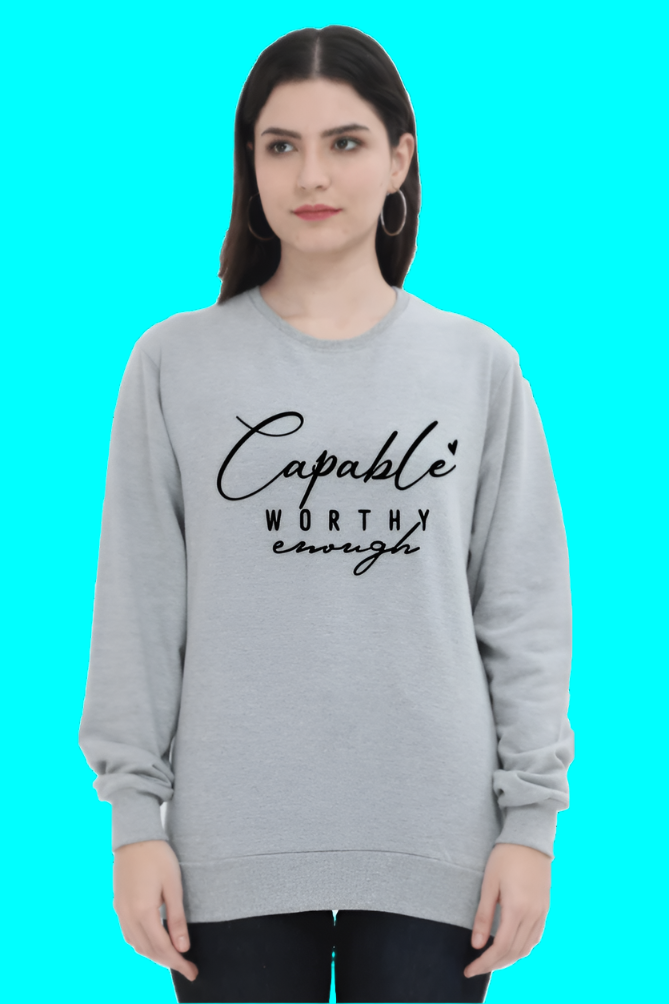 Capable Casual Sweatshirt Grey Melange