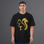 Golden Squirrel Unisex Oversized T-Shirt