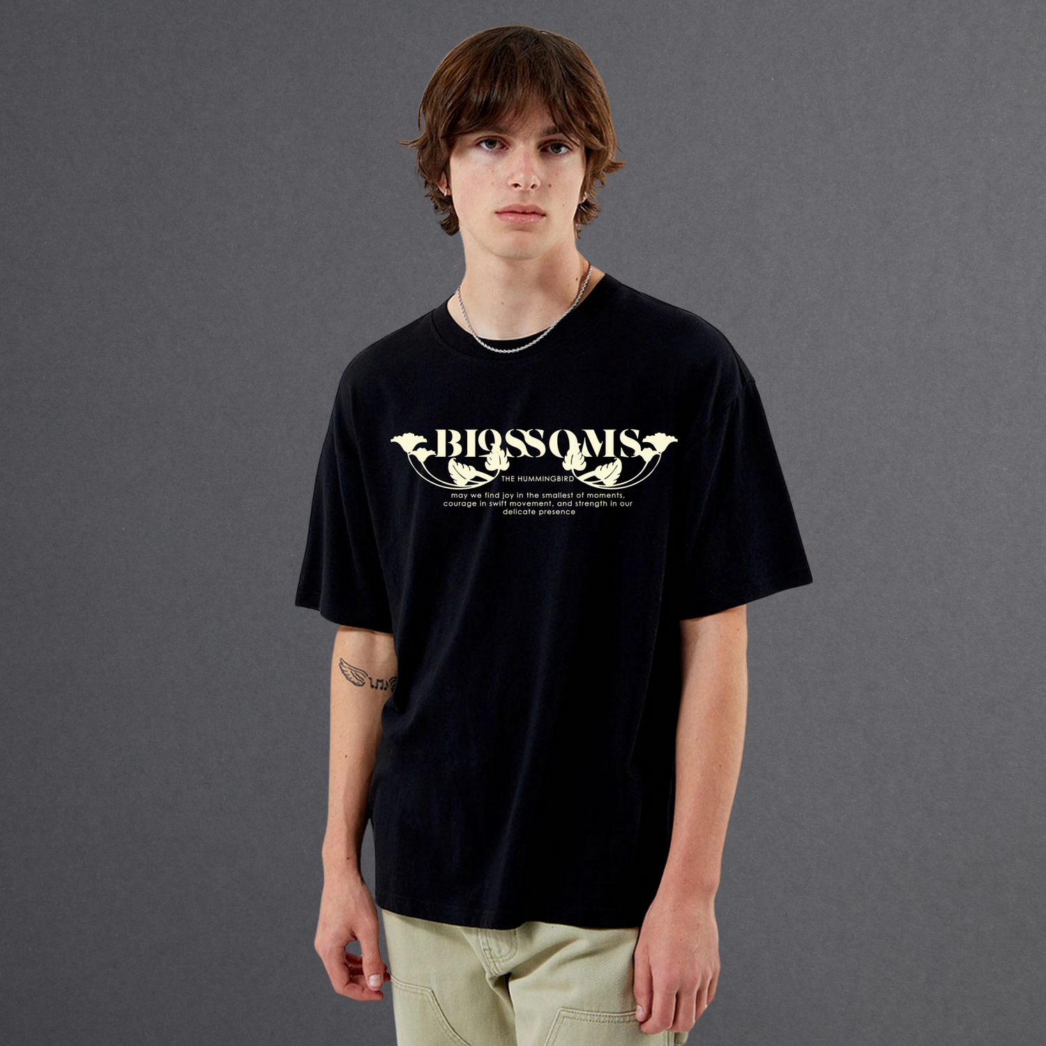 Humming Bird Oversized T-Shirt