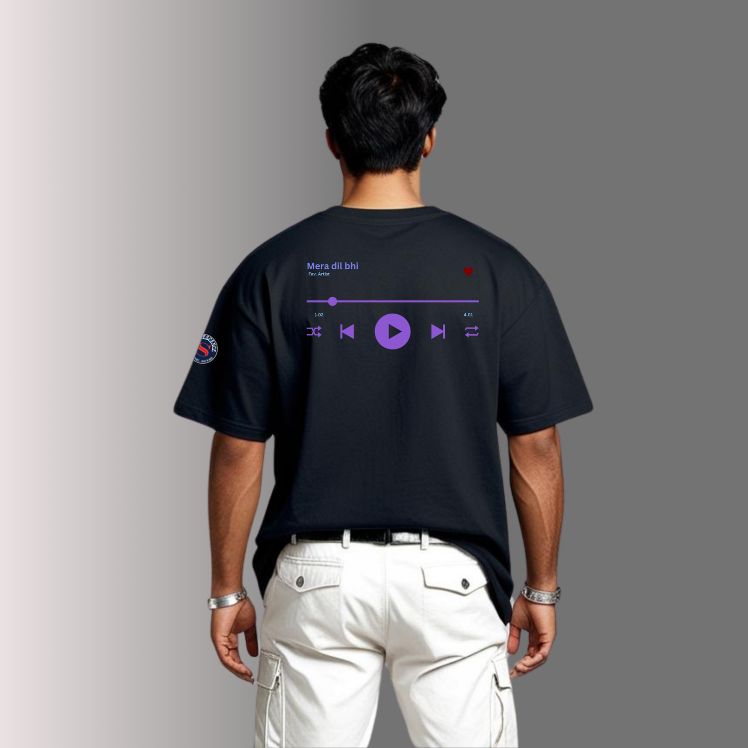 Music Oversized T-Shirt