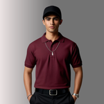 Marron Polo T-Shirt