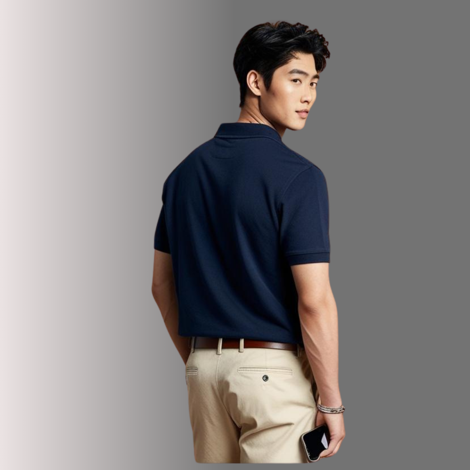 Navy Blue Polo T-Shirt
