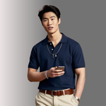 Navy Blue Polo T-Shirt