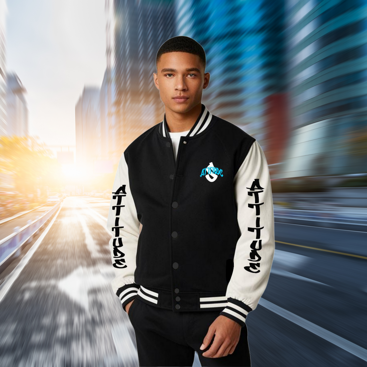 Attitude Matters Varsity Jacket