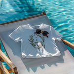 Awesome Time Crop Top White