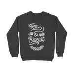 Tea and Biscuit Unisex Sweatshirt Black