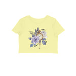 So..on..Time.. Crop Top Butter Yellow