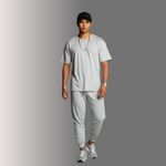 Grey Oversized T-Shirt and Jogger Set XS