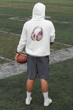 Headphone Unisex Zip hoodie White