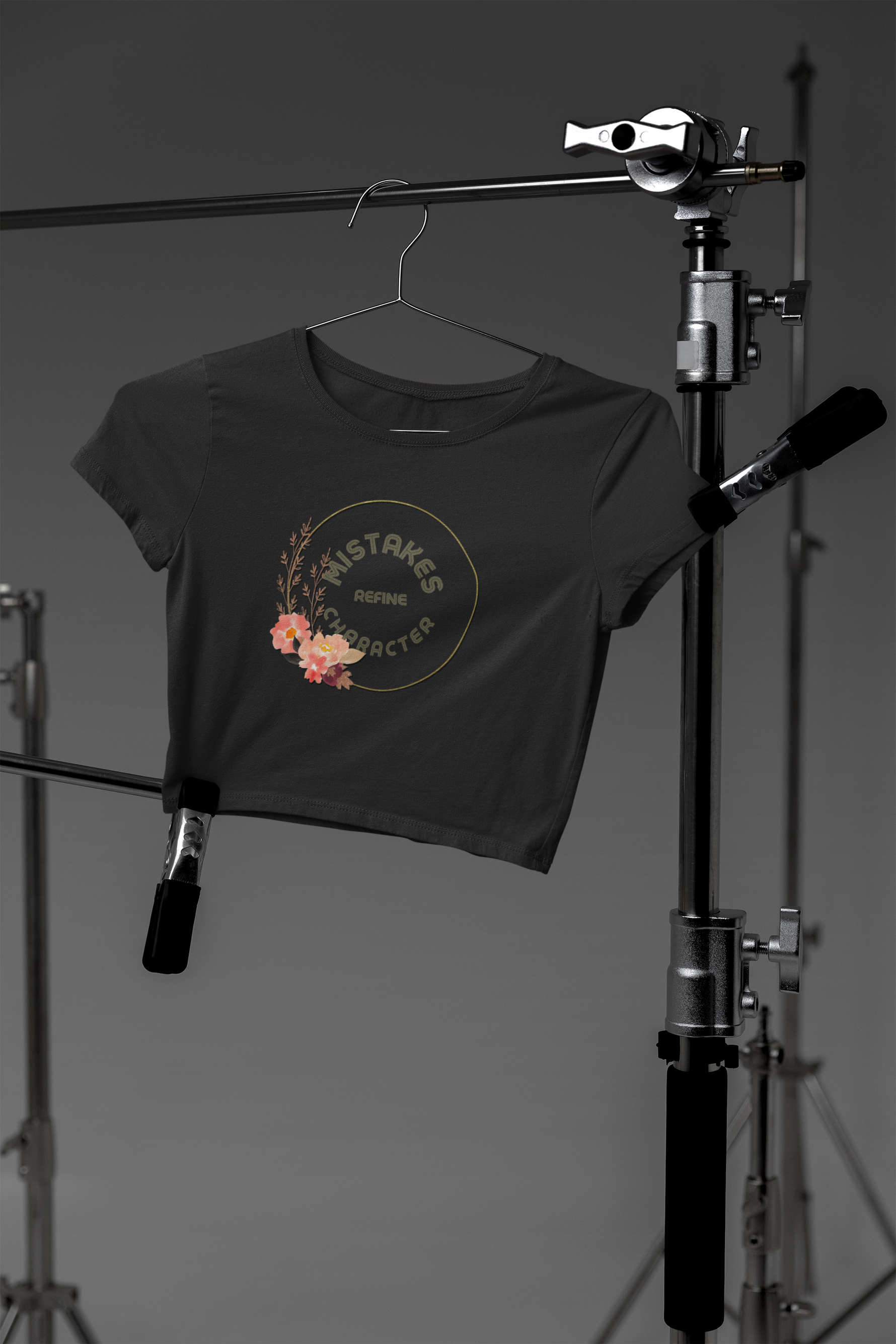 Mistakes Crop Top Black