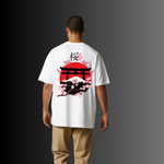 Sakura Terry Oversized T-Shirt White