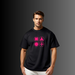 Squid Game Terry Oversized T-Shirt Black