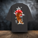 Tiger Terry Oversized T-Shirt Black