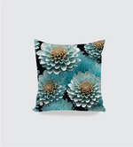 Dual tone Flowers Cushion Cover 16x16