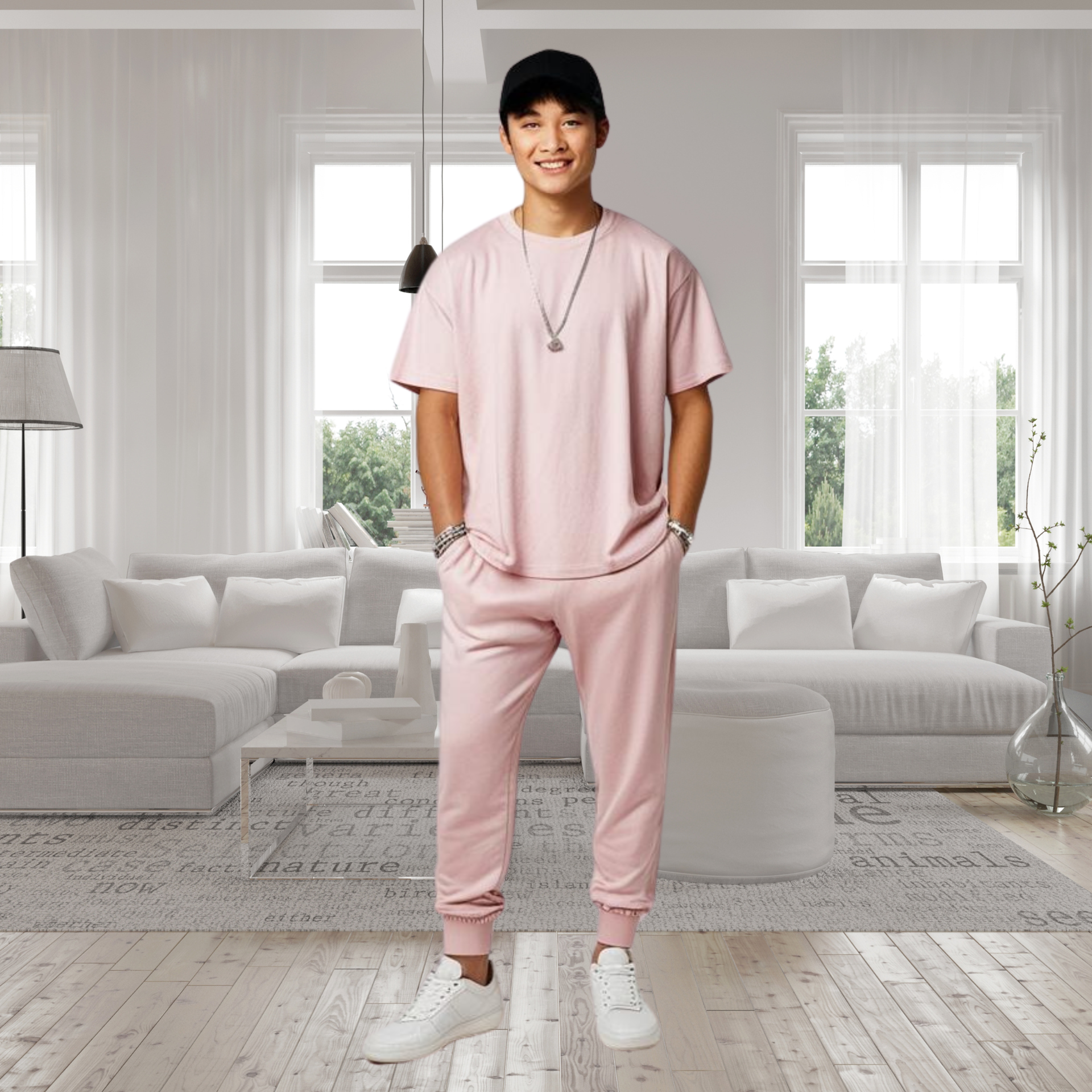 Oversized T-Shirt & Jogger Set