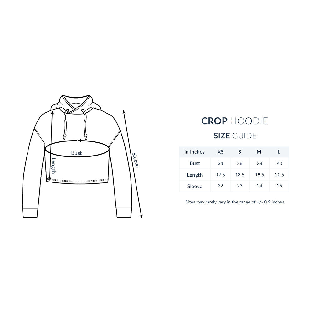 Crystal Boat Women's Crop Hoodie