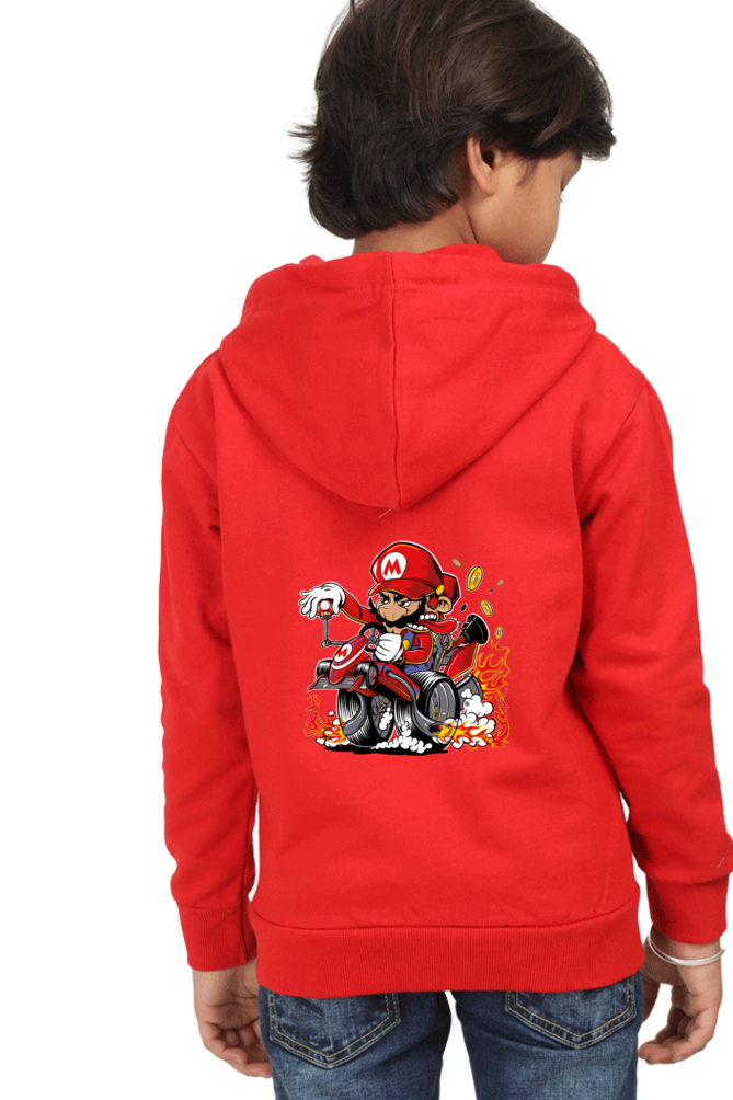 Mar Kids Hoodie Red