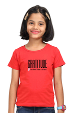Gratitude Kids T-Shirt Red