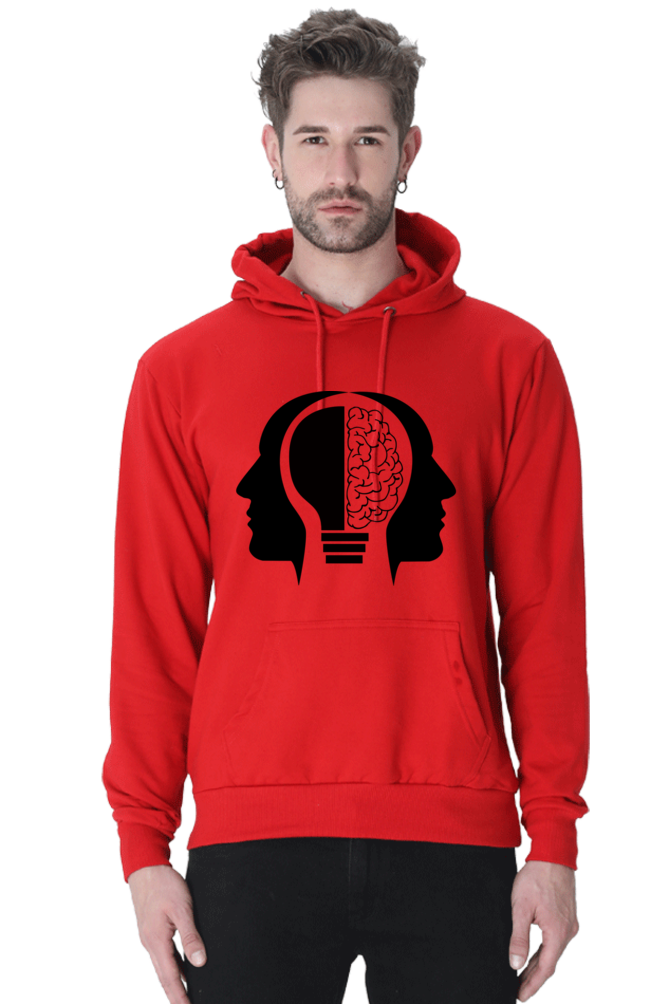 Memory Unisex Casual Hoodie Red