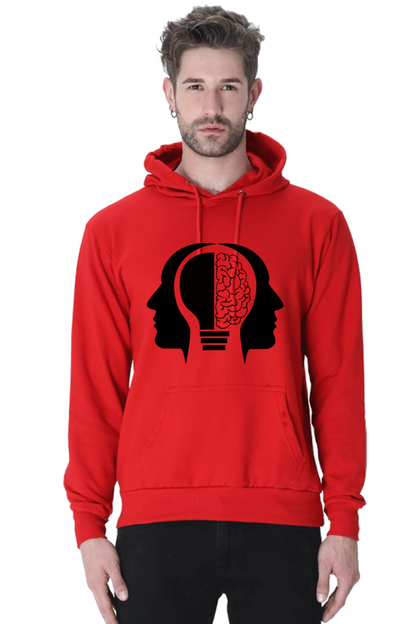 Memory Unisex Casual Hoodie Red