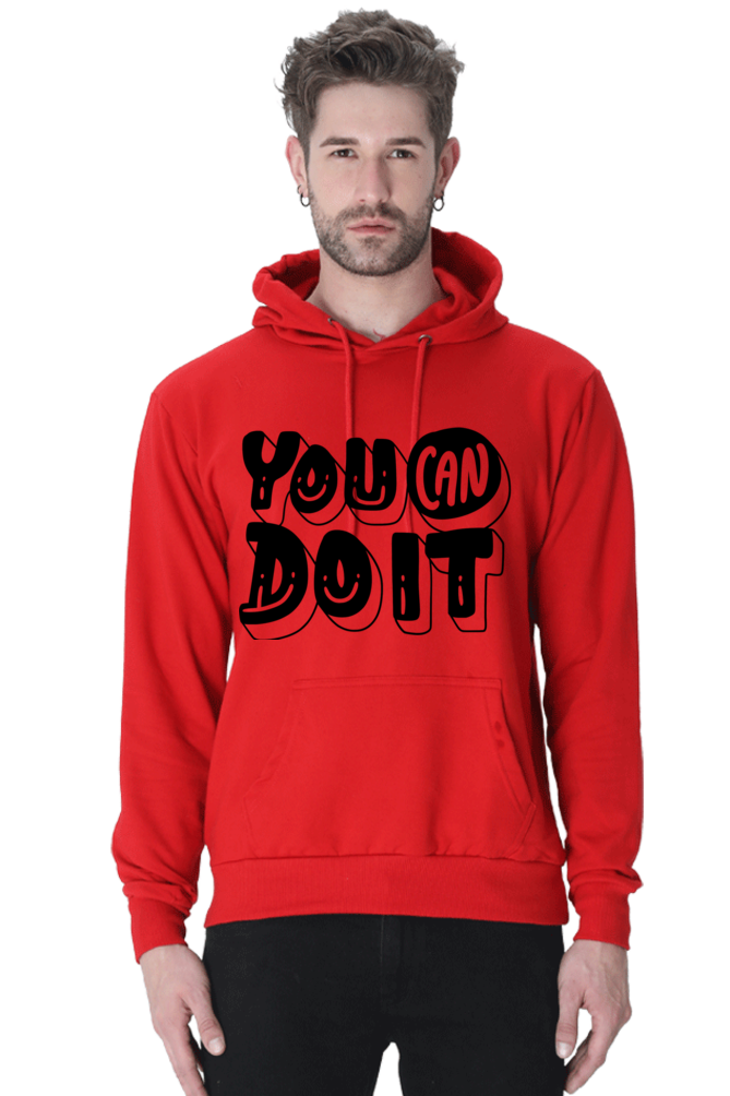 You can Unisex Casual Hoodie Red