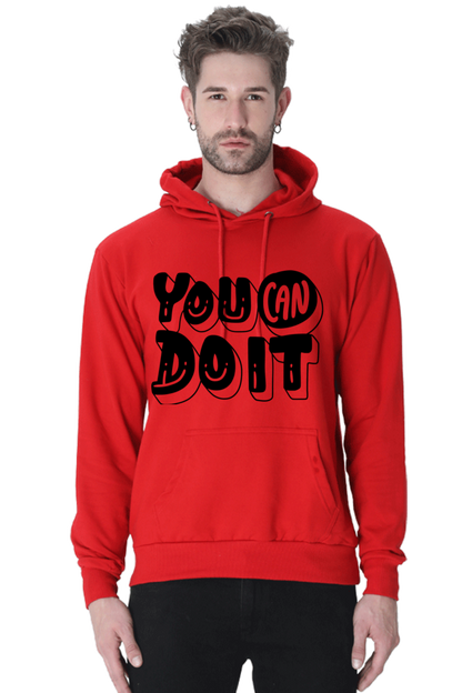 You can Unisex Casual Hoodie Red