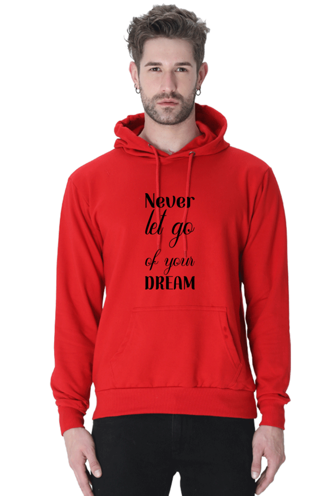 Never let go Unisex Casual Hoodie Red