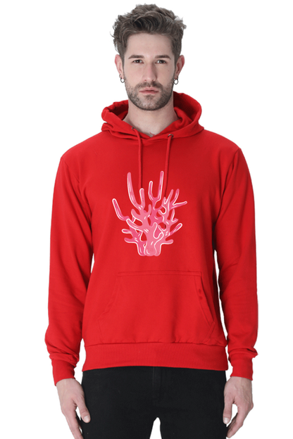 Coral Unisex Casual Hoodie