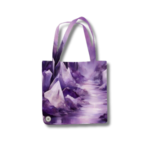 Mountain Tote Bag with Zipper Standard