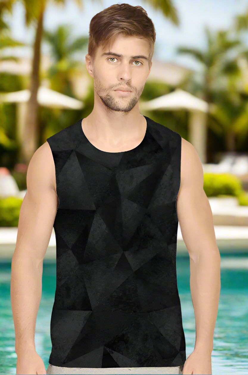 Pattern Art Black Gaze Men’s Vest