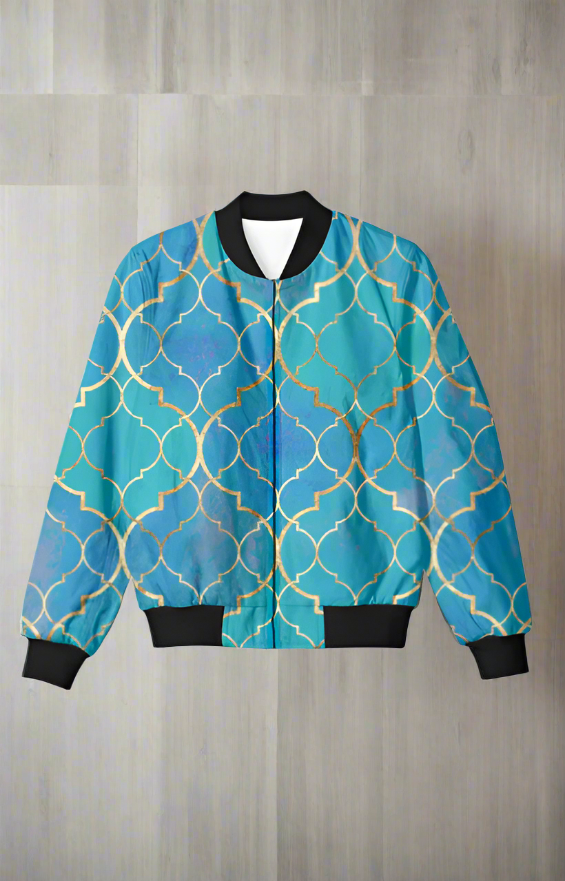 Teal Passion Unisex Bomber Jacket