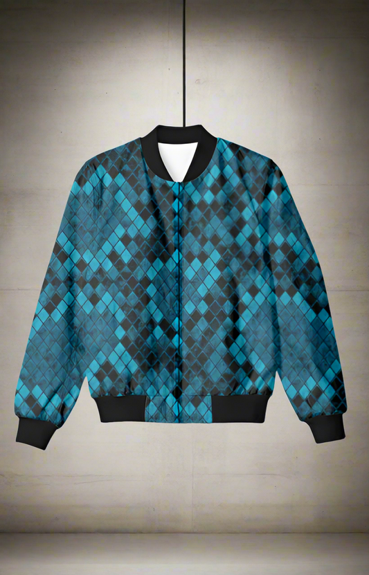 Blue Diamond Unisex Bomber Jacket