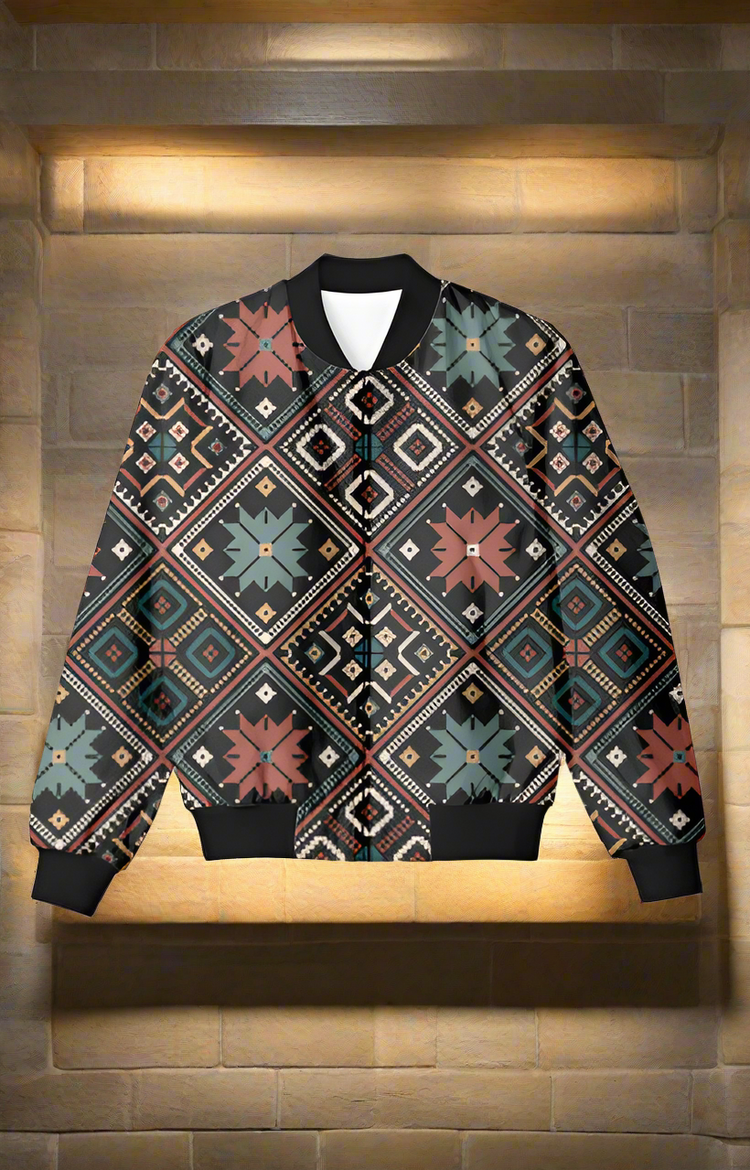 Intrigue Polyester Bomber Jacket 5XL