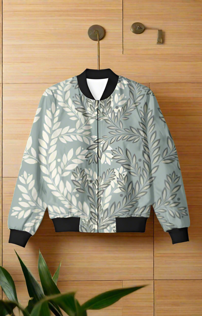 Wonder Grey Bomber Jacket