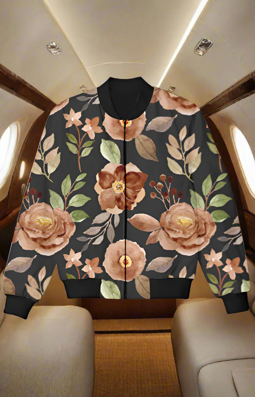 Autumn Garden Kids Bomber Jacket