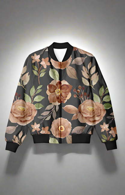 Autumn Garden Unisex Bomber Jacket