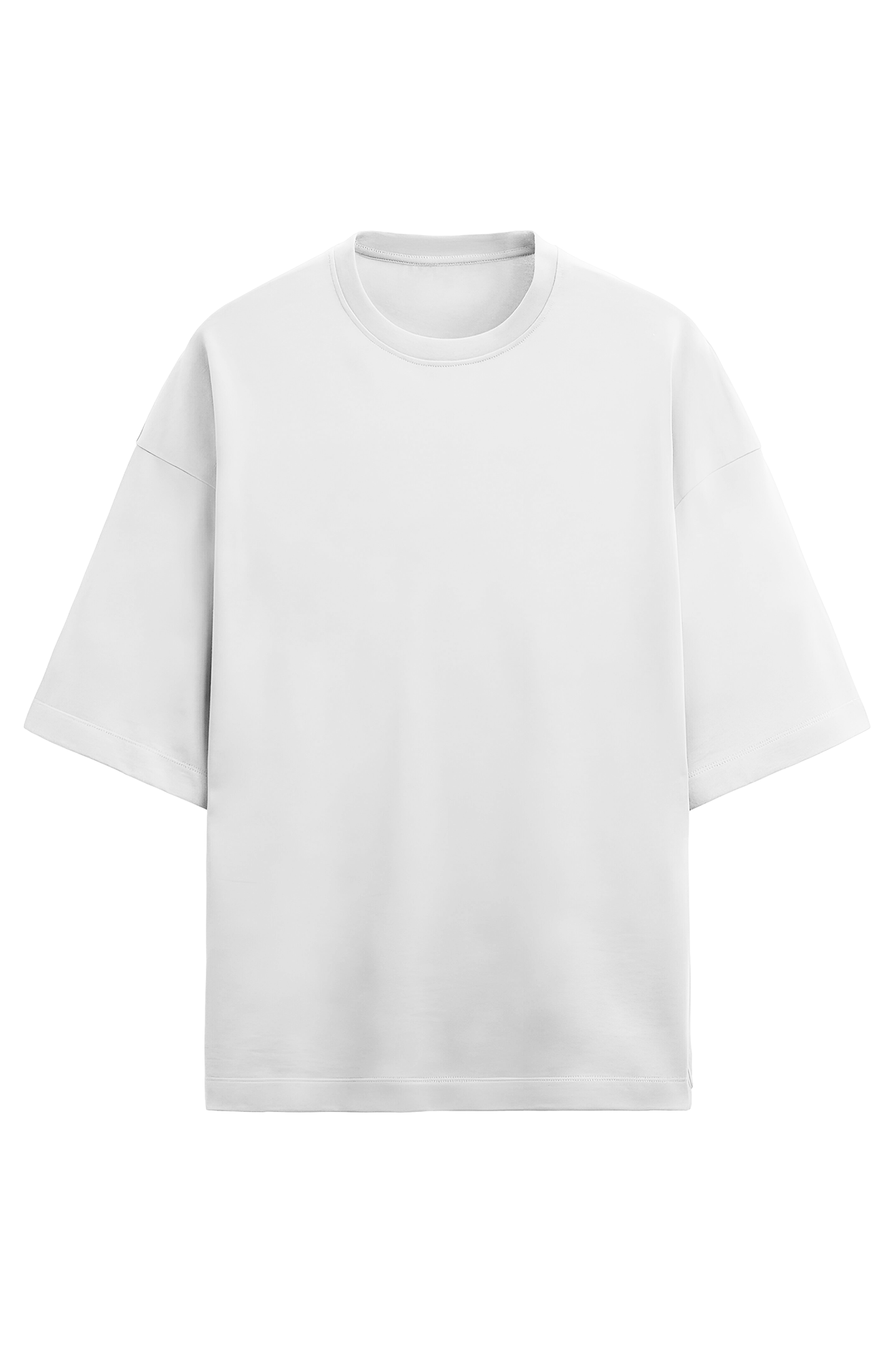 White Terry Oversized T-Shirt 3XL