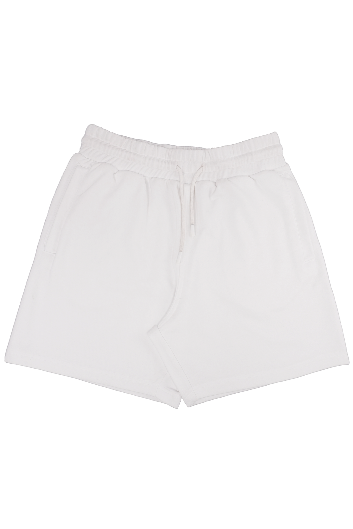 White Terry T-Shirt and Shorts Set