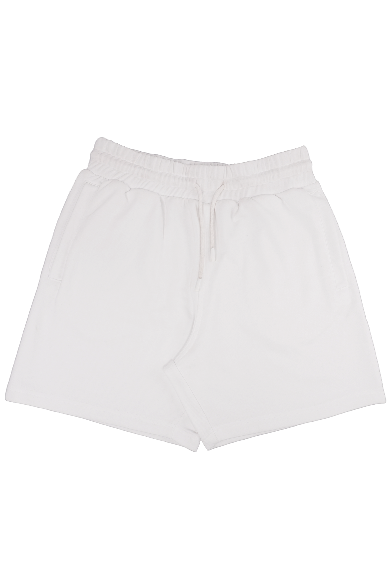 White Terry T-Shirt and Shorts Set