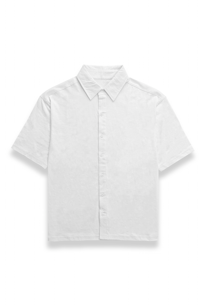 Unisex Premium Oversized Plain Shirt White